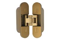 DX Onzichtbaar scharnier 3D verstelbaar 111x29 mm - brons - thumbnail