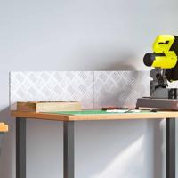 VidaXL Trap tread rechthoekig 2 pcs zilver 50 x 20 cm aluminium - thumbnail