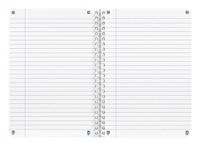 Spiraalblok Oxford Touareg A5 90vel lijn assorti | 5 stuks - thumbnail