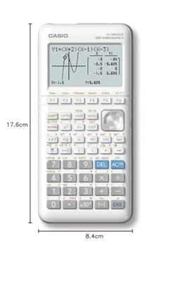 Casio FX-9860GIII Grafische rekenmachine Zwart, Zilver Aantal displayposities: 21 werkt op batterijen (b x h x d) 91.5 x 21.2 x 184 mm