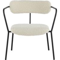 Nohr Fauteuil 'Traver' Teddy, kleur Off White - thumbnail