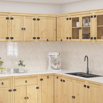 Kast met plank Honing 80 x 80 x 60 cm Massief grenenhout Kast met plank Honing 80 x 80 x 60 cm Massief grenenhout