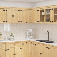 Kast met plank Honing 80 x 80 x 60 cm Massief grenenhout - thumbnail