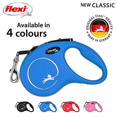 Hondenriem Flexi New Classic 5m Blauw Maat M - thumbnail