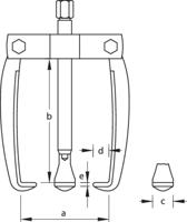 Gedore Trekker eco 3-armig - 1465007 - thumbnail