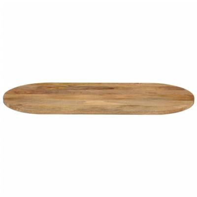 Tafelblad ovaal 100x50x3,8 cm massief mangohout
