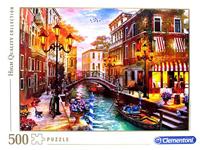 Clementoni High Quality Collection Puzzel Zonsondergang Venetië 500 Stukjes - thumbnail