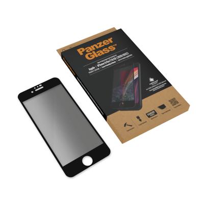 PanzerGlass Edge2Edge Privacy P2679 Screenprotector (glas) met privacyfolie Apple IPhone SE (Gen.3, 2022), IPhone SE (Gen.2, 2020), iPhone 8, iPhone 7, iPhone