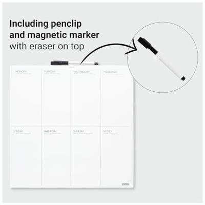 Planbord week desq 35x35cm magnetisch