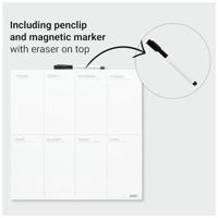 Planbord week desq 35x35cm magnetisch - thumbnail