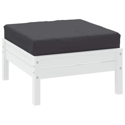 Palletkussen 60x60x8 cm oxford stof antracietkleurig - thumbnail