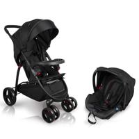Little World Kinderwagen 2-in-1 Convoy Zwart - thumbnail