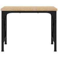 Printerstandaard 40x30x31 cm bewerkt hout sonoma eikenkleurig - thumbnail