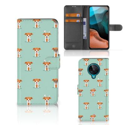 Xiaomi Poco F2 Pro Telefoonhoesje met Pasjes Pups Xiaomi Poco F2 Pro Telefoonhoesje met Pasjes Pups
