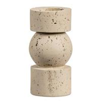 Kandelaar Raven - beige - 16xØ8 cm - Leen Bakker - thumbnail