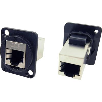 Cliff CP30222SX CP30222SX XLR-adapter FTP RJ45 Cat6 op RJ45 Cat6 Adapter, inbouw 1 stuk(s)
