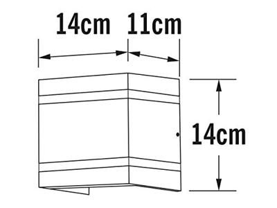 KonstSmide Led muurspotCremona - 7870-370 - thumbnail