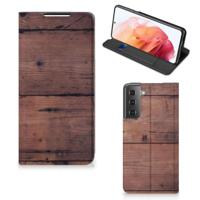 Samsung Galaxy S21 Book | Wallet Case | Old Wood - thumbnail