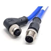 Mueller Electric C5AD82M005 Sensor/actuator connector M12 Aantal polen (sensoren): 5 Stekker, recht, Female connector, haaks 5 m 1 stuk(s) - thumbnail