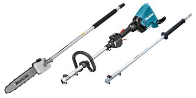 Makita dux60zx12 | 2x18 v combisysteem + kettingzaag opzetstuk en verlengsteel | zonder accu's & lader - dux60zx12