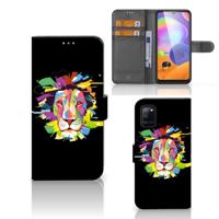 Samsung Galaxy A31 Leuk Hoesje Lion Color - thumbnail