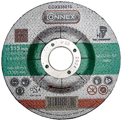 Connex set 5x slijpschijf steen 115mm - cox938015