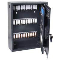 Sleutelkast Pavo high security magnetisch met fingerprintslot 100 haken 600x480x150mm - thumbnail