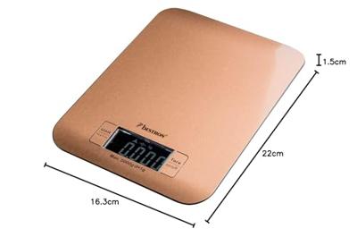 Bestron AKS700CO Digitale Keukenweegschaal Koper Bestron AKS700CO Digitale Keukenweegschaal Koper