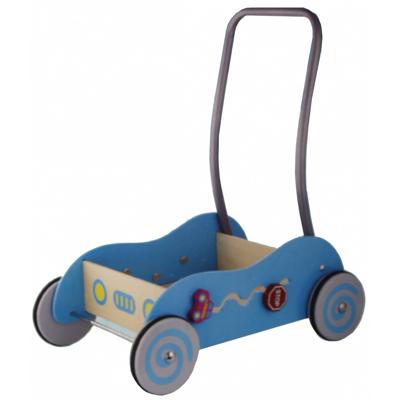 Simply for Kids Houten Duwwagen Blauw