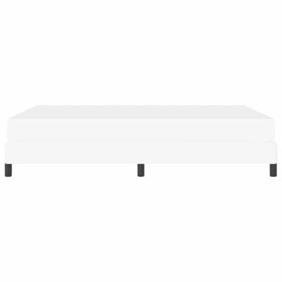 Bed met matras Zuiverwit 140 x 200 cm Kunstleer