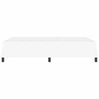 Bed met matras Zuiverwit 140 x 200 cm Kunstleer - thumbnail