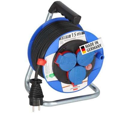 Brennenstuhl Garant Kompakt Kabelhaspel 15 mtr | IP44 | 3G1.5 | Garant Compact | 1072210 - 1072210