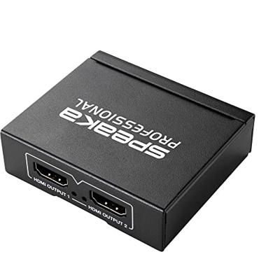 SpeaKa Professional 2 poorten HDMI-splitter 3D-weergave mogelijk 1920 x 1080 Pixel Zwart