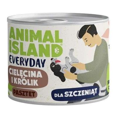 ANIMAL ISLAND Everyday Puppy Veal and rabbit - natvoer voor honden - 185g