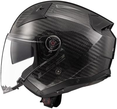 LS2 jethelm "of603 infinity ii carbon solid" helmet infinity ii carbon black gr. xl LS2 jethelm "of603 infinity ii carbon solid" helmet infinity ii carbon black gr. xl