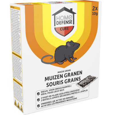 Home defense muizen granen magik grain 2 stuks