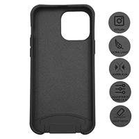 Høyde - iPhone 13 Mini - Telefoonhoes met koord - Zwart - thumbnail