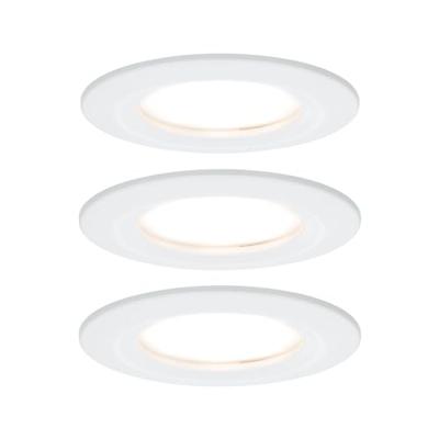 Paulmann LED-inbouwlamp voor badkamer Set van 3 stuks 18 W Wit (mat) Paulmann LED-inbouwlamp voor badkamer Set van 3 stuks 18 W Wit (mat)