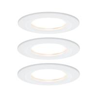 Paulmann LED-inbouwlamp voor badkamer Set van 3 stuks 18 W Wit (mat) - thumbnail