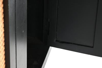 Dressoir DKD Home Decor Zwart Rotan Mangohout (160 x 40 x 90 cm)