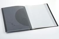 Europel showalbum Opus Frontview, ft A4, PP, 20 tassen, antraciet - thumbnail