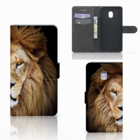 Samsung Galaxy J7 (2018) Telefoonhoesje met Pasjes Leeuw - thumbnail
