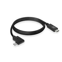 ACT USB 3.0 5Gbps 60W USB Type-C - USB Type-C (haaks horizontaal) 2m - thumbnail