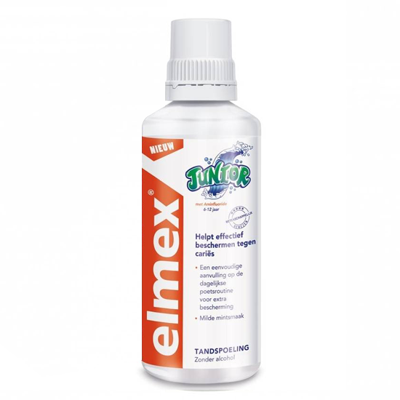 Elmex Mondspoeling junior 400 Milliliter Elmex Mondspoeling junior 400 Milliliter