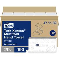 TORK 471132 Papieren handdoeken (l x b) 23.4 cm x 21.3 cm Wit 1 stuk(s) - thumbnail