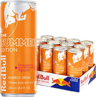 Red Bull Summer Apricot Strawberry 12-pack - thumbnail