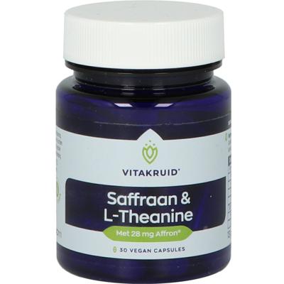 Vitakruid Saffraan 28 mg (Affron®) & L-Theanine Groene Thee 30