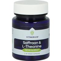 Vitakruid Saffraan 28 mg (Affron®) & L-Theanine Groene Thee 30 - thumbnail