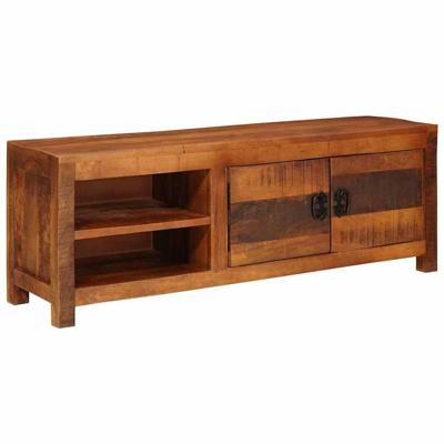 TV-kast Bruin 110 x 30 x 40 cm massief mangohout TV-kast Bruin 110 x 30 x 40 cm massief mangohout