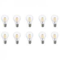 LED Lamp 10 Pack - Filament - E27 Fitting - 8W - Natuurlijk Wit 4200K - thumbnail